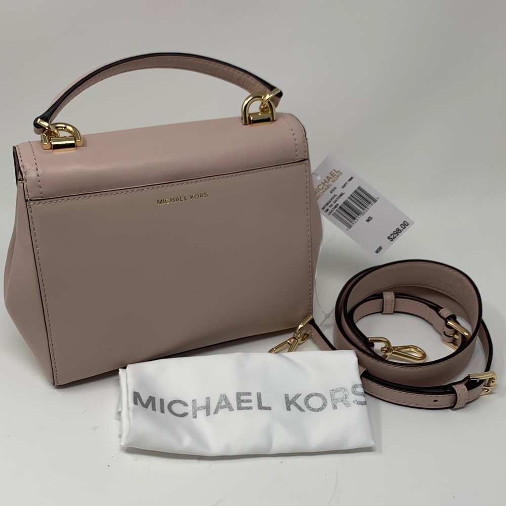 Michael Michael Kors Small Lt Pink Leather Satchel - Picture 6 of 16